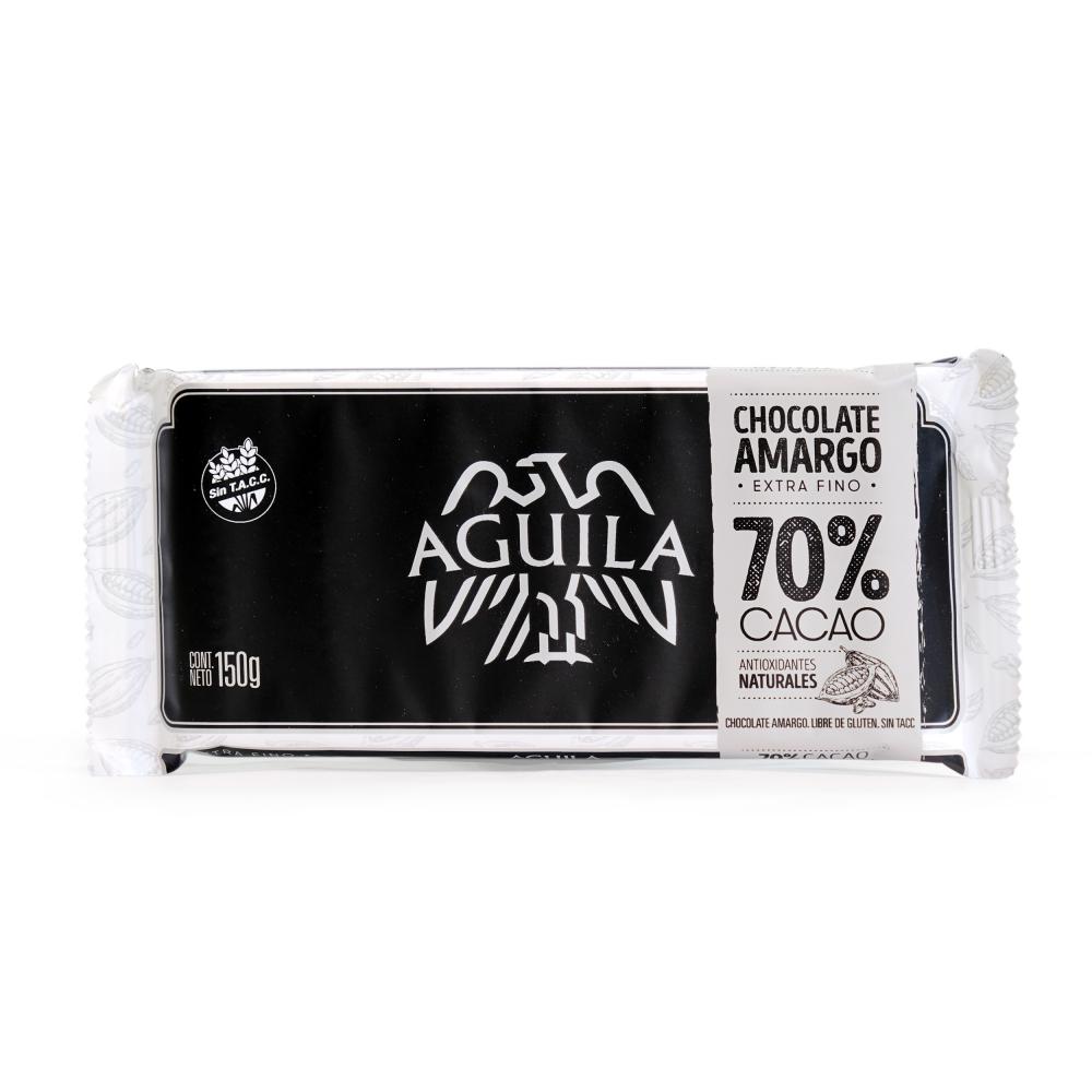 CHOCOLATE AMARGO 70% AGUILA X 150GR – Aldea Ecologica