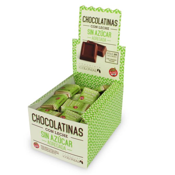 COLONIAL CHOCOLATINAS CON LECHE X 1U