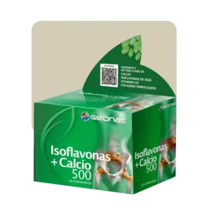 geonat isoflavonas + calcio 500 60c