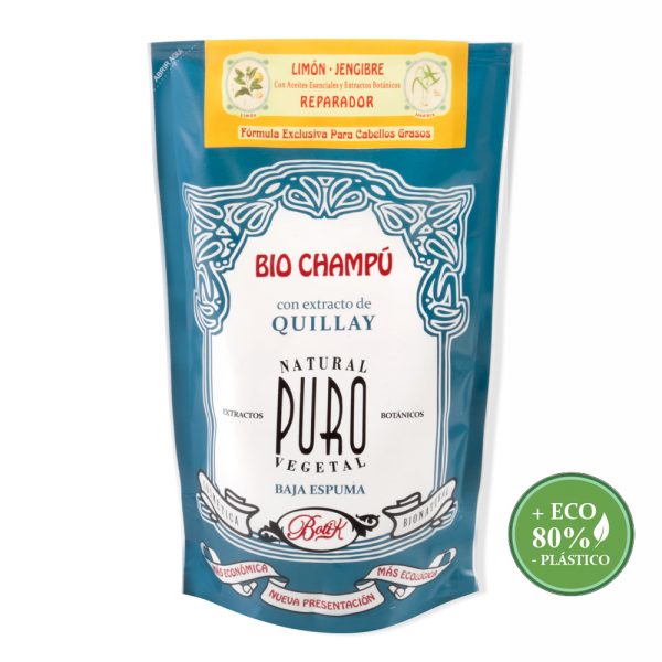 BOTI K SACHET BIO CHAMPÚ LIMÓN JENGIBRE X 280ML