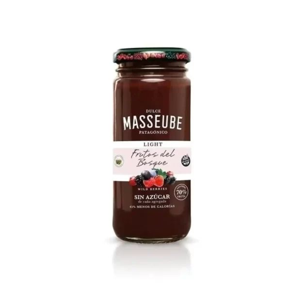 MASSEUBE DULCE DE FRUTOS DEL BOSQUE LIGHT X 260GR