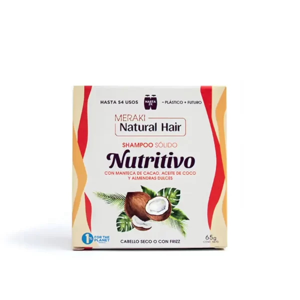 MERAKI SHAMPOO SÓLIDO NUTRITIVO X 65GR