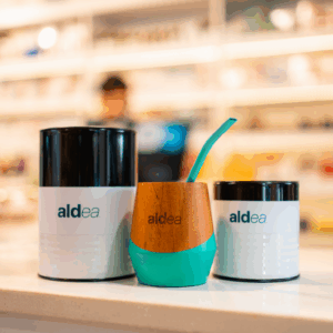 aldea set mate + latas