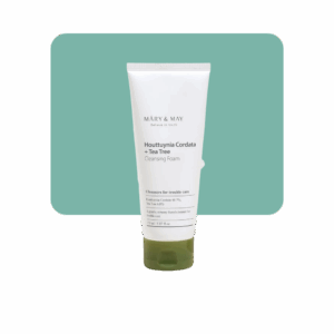 mary & may limpiador facial houttuynia cordata + tea tree cleansing foam