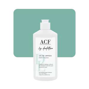 acf by dadatina gel de limpieza doble limpieza