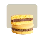 aljibe alfajor de maicena con dulce de leche