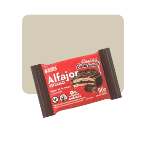animal kind alfajor mousse de avellanas con cobertura
