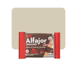 animal kind alfajor vegano mousse de avellana y chocolate