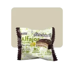 animal kind alfajor vegano mousse de limón con cobertura de chocolate