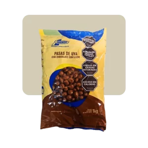 Argenfrut Pasas de uva con chocolate kilo