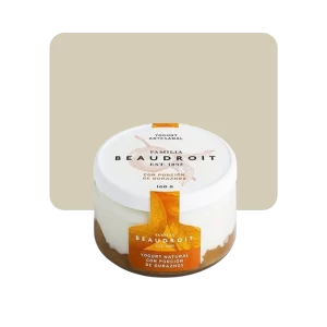 beaudroit yogurt descremado durazno