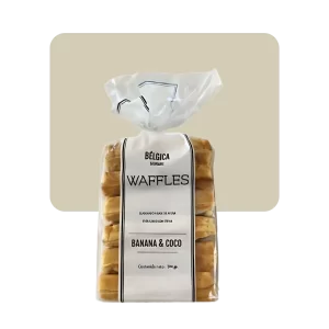 belgica waffles banana y coco 6u