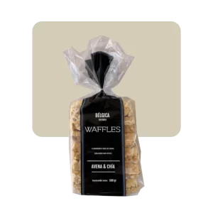 belgica waffles cacao y chia 6u