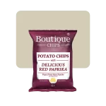 boutique chips potato delicious red paprika 65gr
