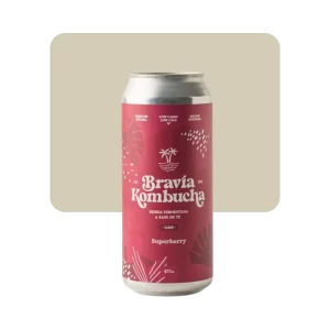 bravia kombucha con frutos rojos