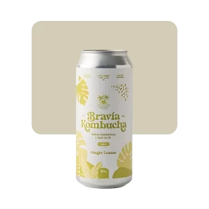 bravia kombucha ginger lemon