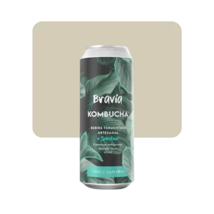 bravia kombucha pera y spirulina