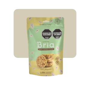 bria avena y quinoa cookies coco y almendras