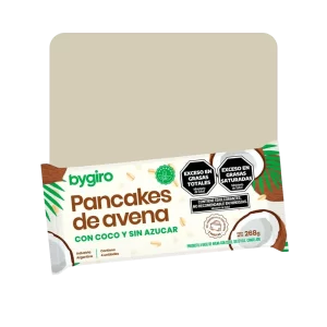 bygiro pancakes avena coco y sin azúcar 4u
