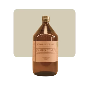 campo claro aceite de girasol orgánico 1lt