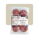 casa vegana croquetas alubia y remolacha 8u
