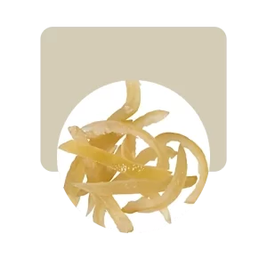 cascaritas de limón glaseadas 100gr