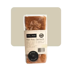 chez momo budín pom-pom cannele sin azúcar & sin gluten