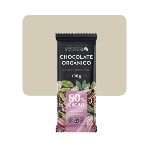 colonial chocolate organico 80% cacao