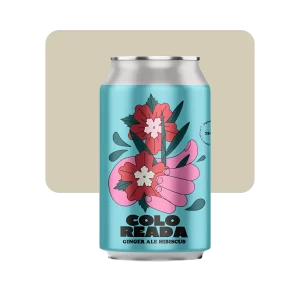 coloreada ginger ale hibiscus