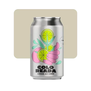 coloreada ginger ale limón