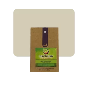 constelación semillas de albahaca morada