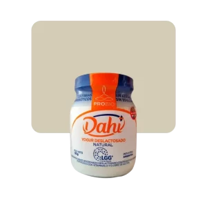 dahi yogur firme deslactosado natural sin azúcar probióticos