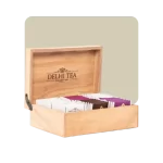 delhi tea premium caja de madera te variados 60u