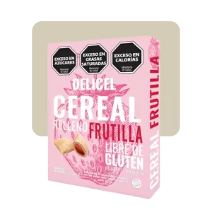 delicel cereal relleno de frutilla
