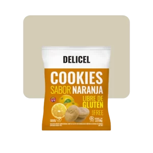 delicel cookies naranja