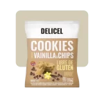 delicel cookies vainilla & chips 200gr