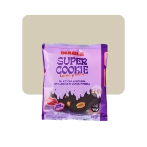 diabla super cookie cacao y maní