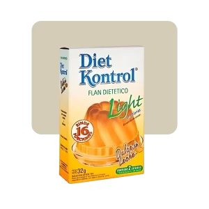 diet kontrol flan dietético dulce de leche