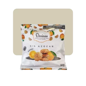 doninas galletitas de naranja sin azúcar