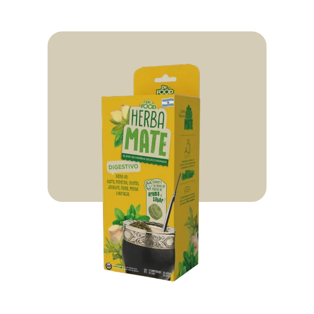 dr food herba mate blend de hierbas - digestivo