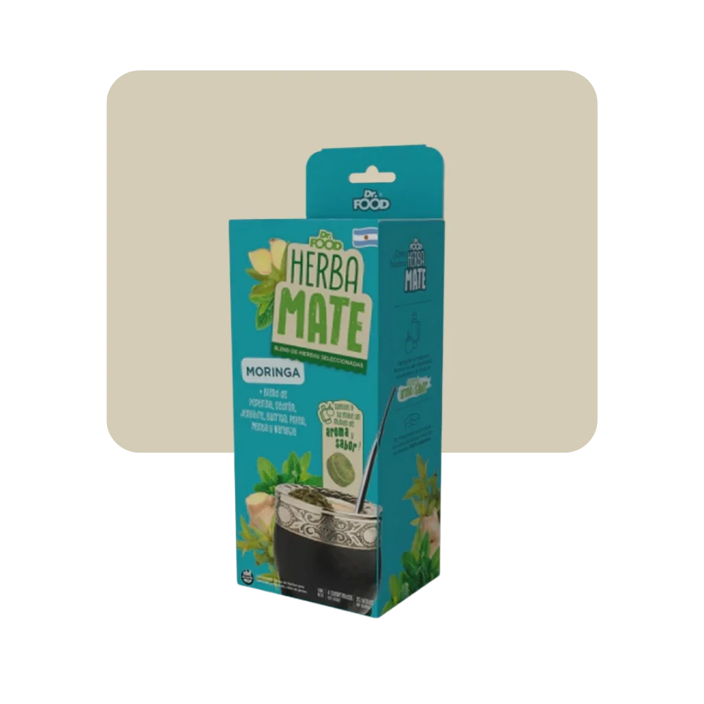 dr food herba mate blend de hierbas - moringa