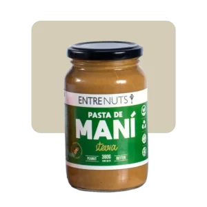 entre nuts pasta de maní con stevia