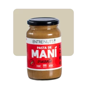 entre nuts pasta de maní crocante