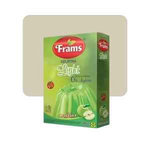 frams gelatina light manzana