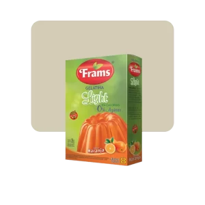 frams gelatina light naranja