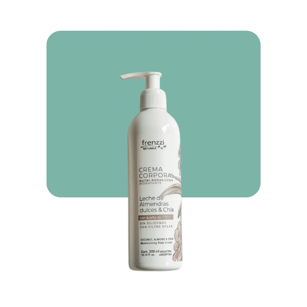 frenzzi crema corporal almendras dulces y chia