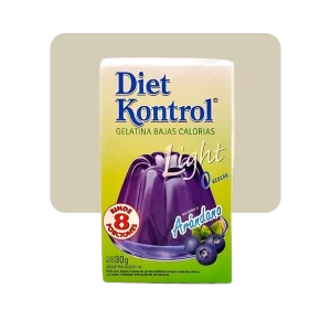 diet kontrol gelatina light arándanos