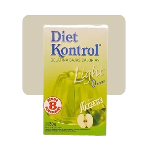 diet kontrol gelatina light manzana