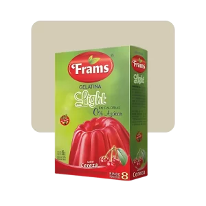 frams gelatina light cereza