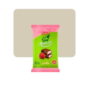 georgalos chocolate sin azúcar frutilla 30 grs